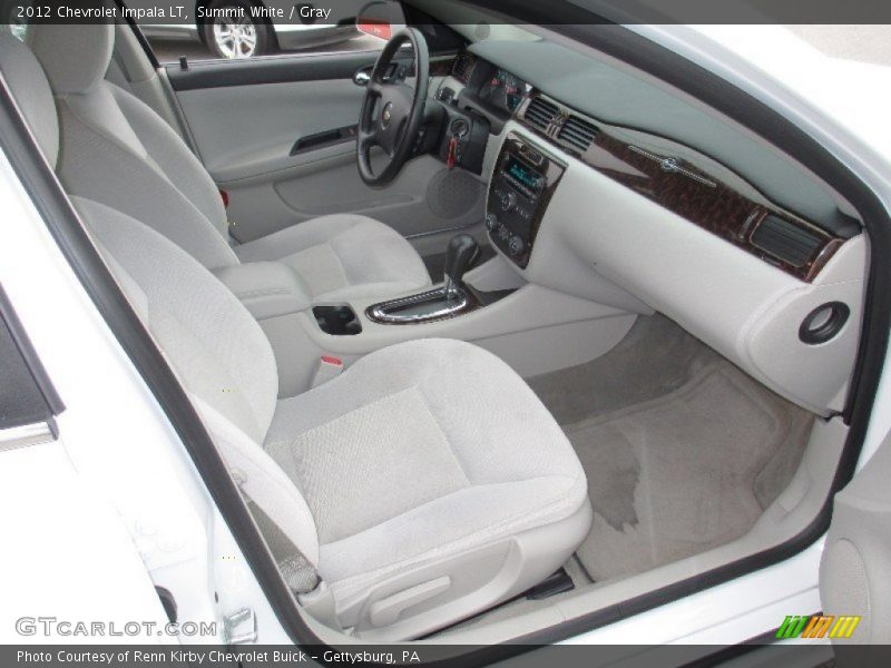 Summit White / Gray 2012 Chevrolet Impala LT