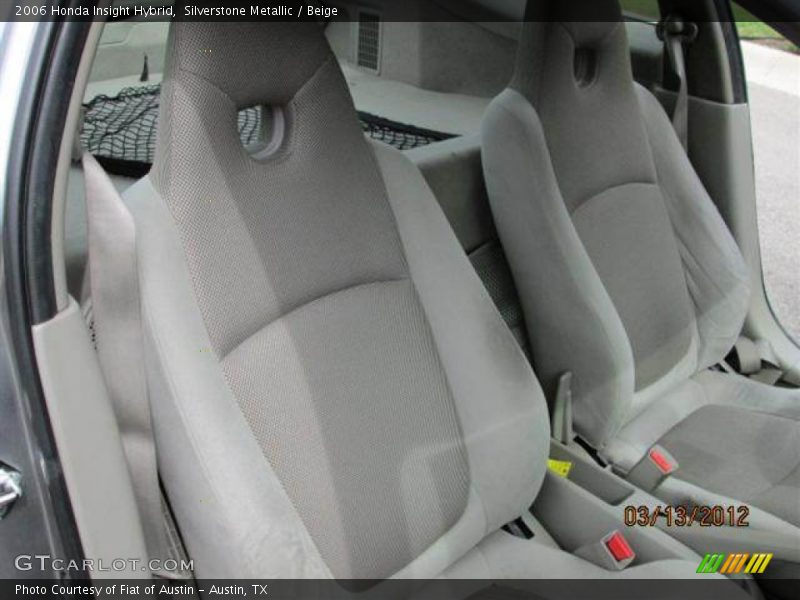  2006 Insight Hybrid Beige Interior