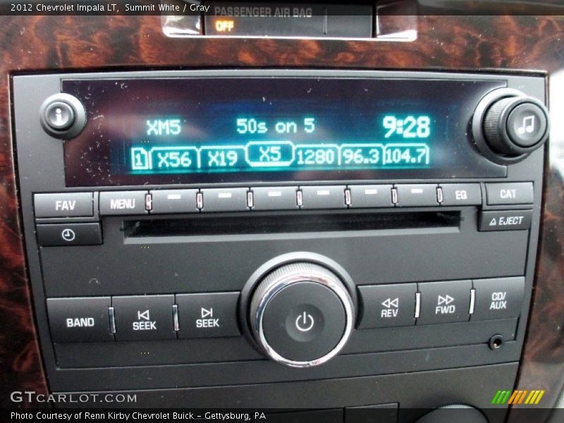 Summit White / Gray 2012 Chevrolet Impala LT