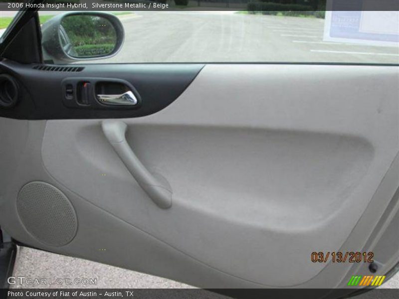 Silverstone Metallic / Beige 2006 Honda Insight Hybrid