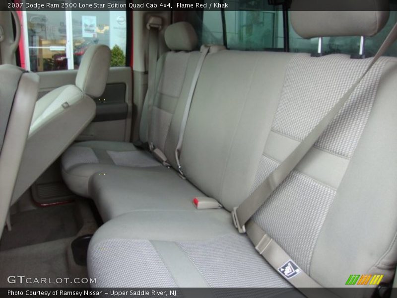 Flame Red / Khaki 2007 Dodge Ram 2500 Lone Star Edition Quad Cab 4x4