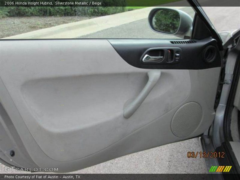 Silverstone Metallic / Beige 2006 Honda Insight Hybrid