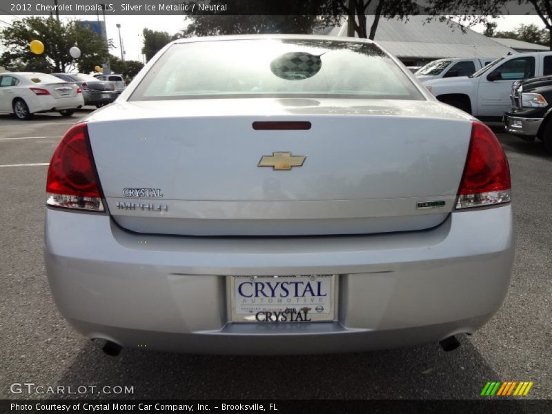 Silver Ice Metallic / Neutral 2012 Chevrolet Impala LS