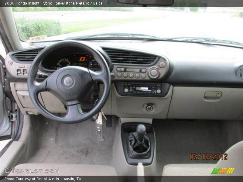 Silverstone Metallic / Beige 2006 Honda Insight Hybrid