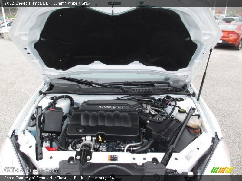 Summit White / Gray 2012 Chevrolet Impala LT