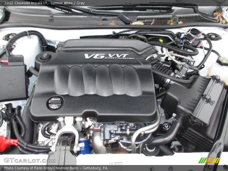 Summit White / Gray 2012 Chevrolet Impala LT