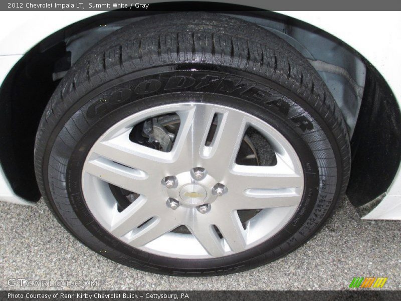 Summit White / Gray 2012 Chevrolet Impala LT