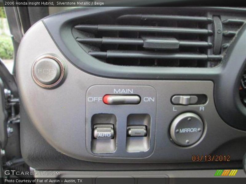 Silverstone Metallic / Beige 2006 Honda Insight Hybrid