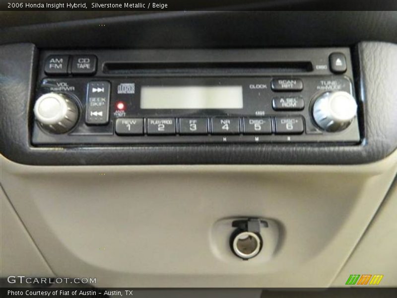 Silverstone Metallic / Beige 2006 Honda Insight Hybrid