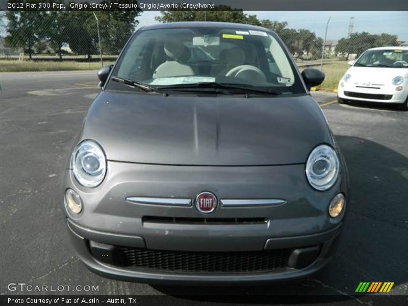 Grigio (Grey) / Tessuto Grigio/Avorio (Grey/Ivory) 2012 Fiat 500 Pop