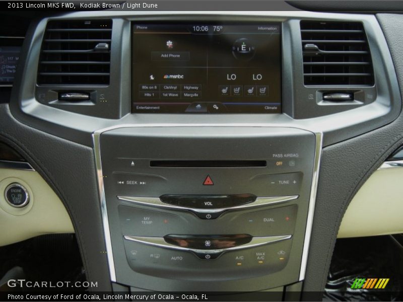 Controls of 2013 MKS FWD