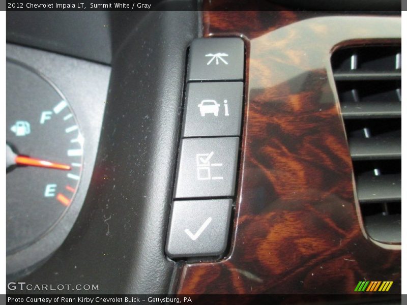 Summit White / Gray 2012 Chevrolet Impala LT