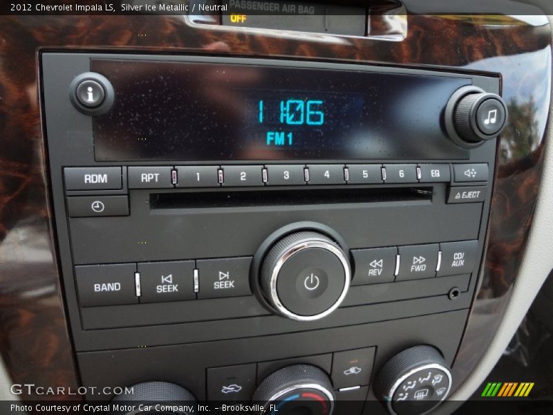 Silver Ice Metallic / Neutral 2012 Chevrolet Impala LS