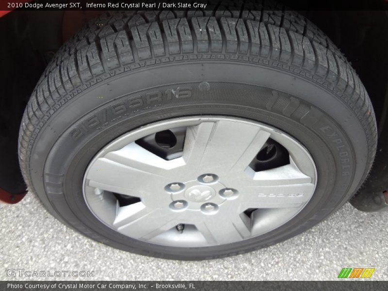Inferno Red Crystal Pearl / Dark Slate Gray 2010 Dodge Avenger SXT