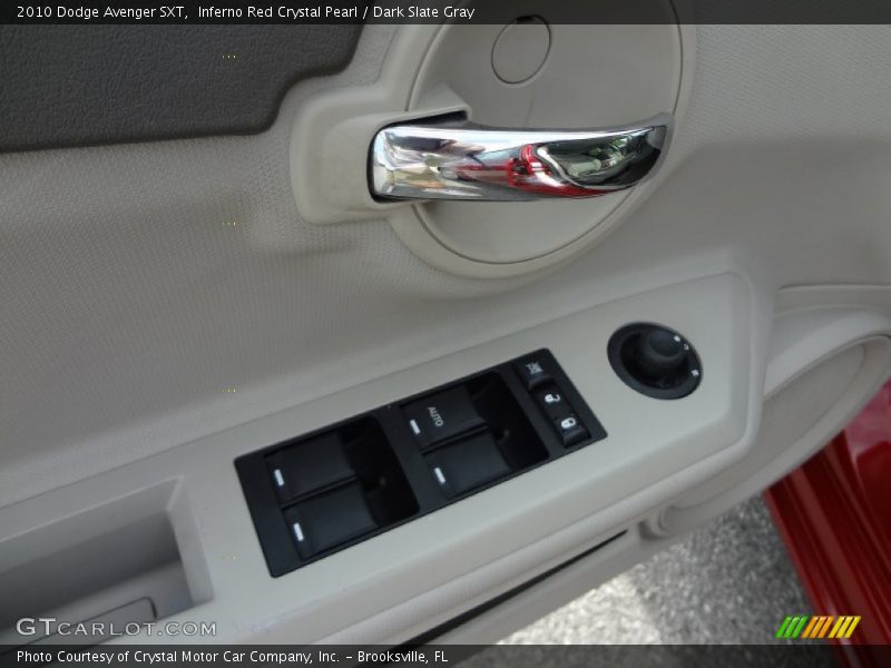 Inferno Red Crystal Pearl / Dark Slate Gray 2010 Dodge Avenger SXT