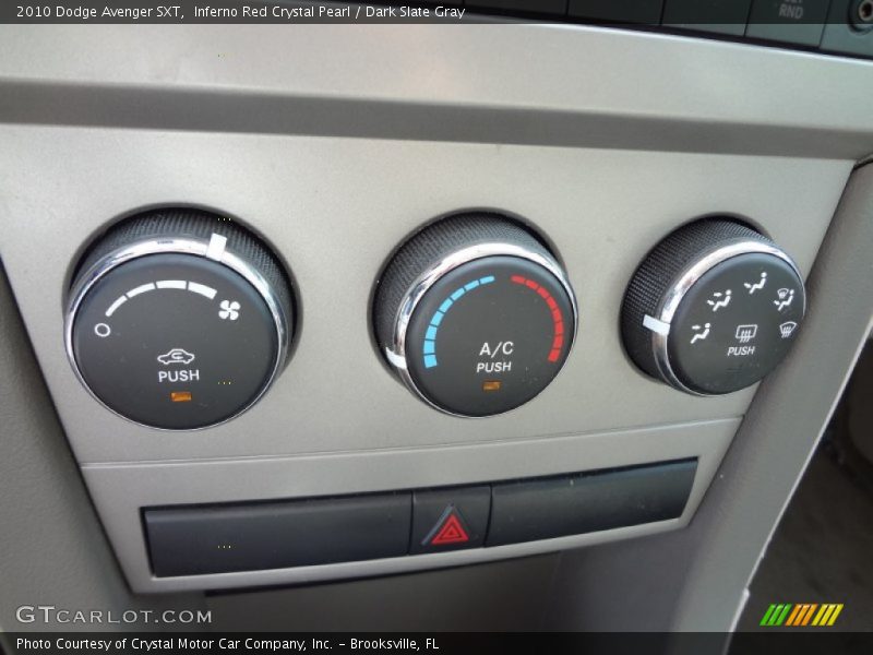 Inferno Red Crystal Pearl / Dark Slate Gray 2010 Dodge Avenger SXT