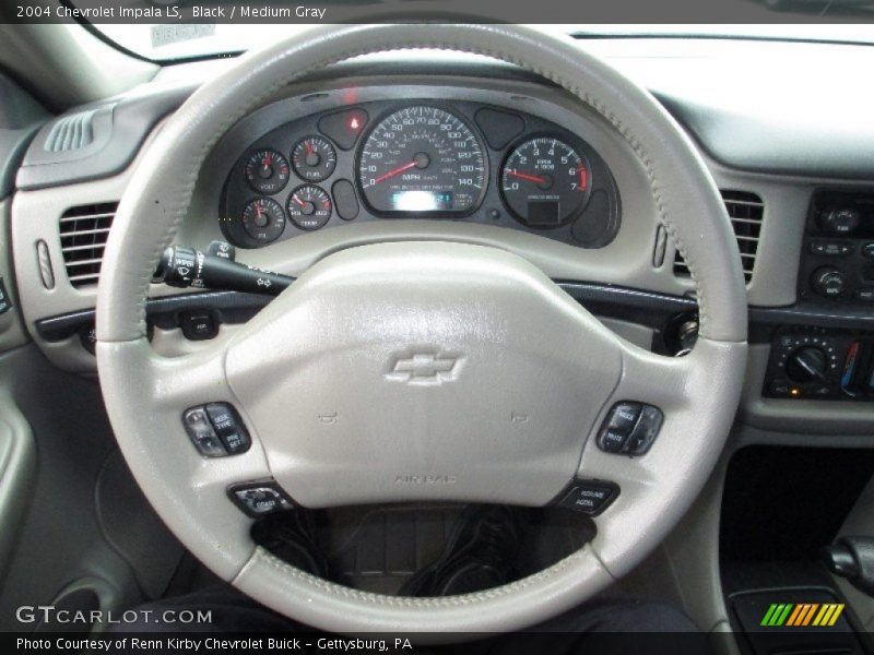 Black / Medium Gray 2004 Chevrolet Impala LS