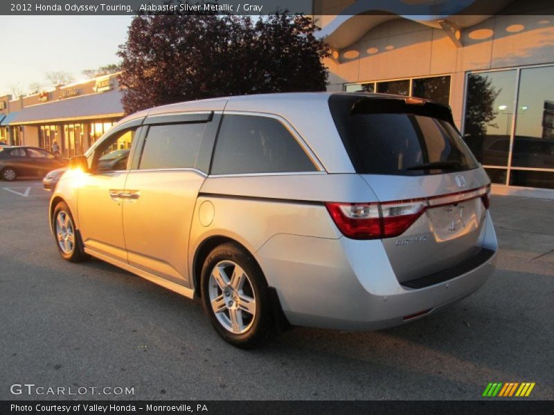 Alabaster Silver Metallic / Gray 2012 Honda Odyssey Touring