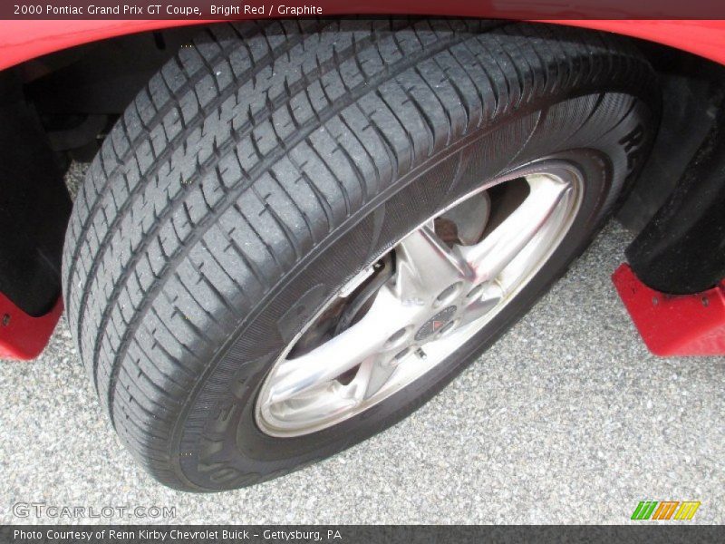 Bright Red / Graphite 2000 Pontiac Grand Prix GT Coupe