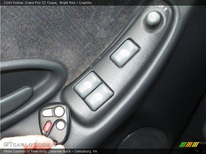 Bright Red / Graphite 2000 Pontiac Grand Prix GT Coupe