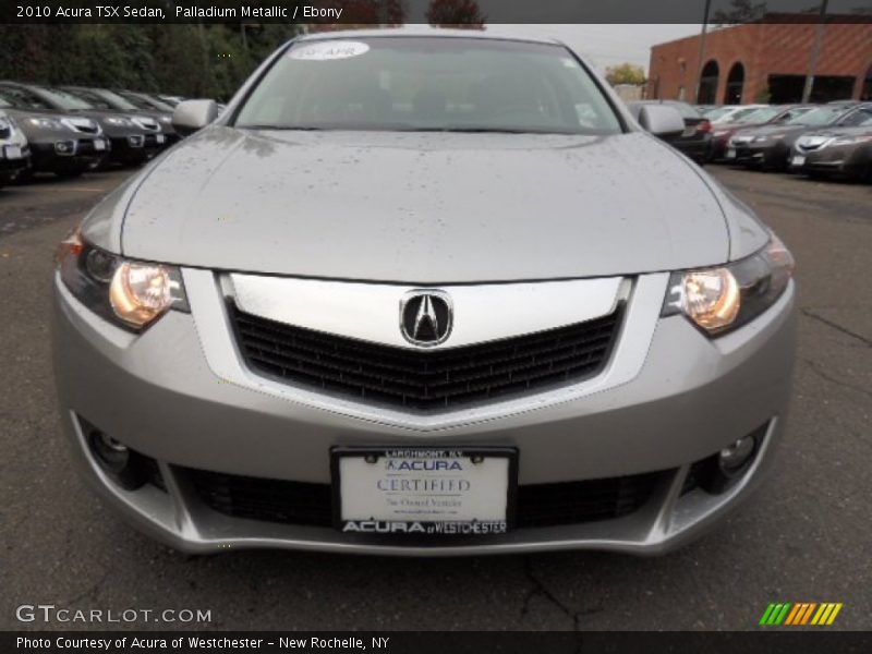 Palladium Metallic / Ebony 2010 Acura TSX Sedan