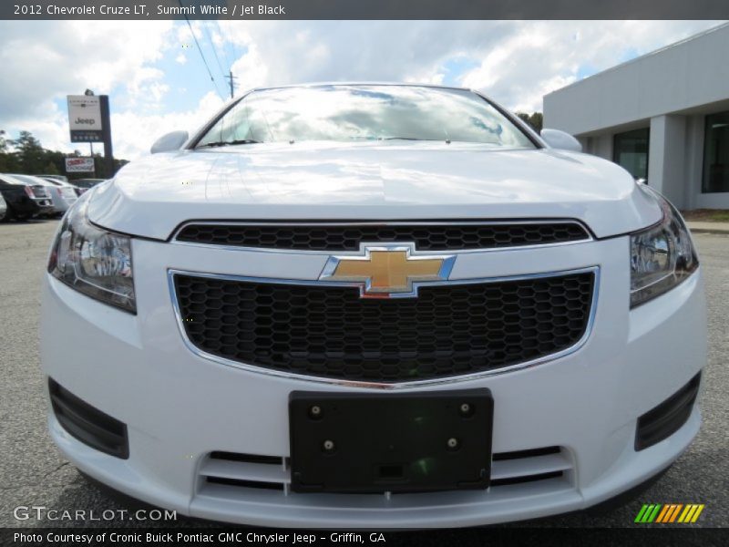 Summit White / Jet Black 2012 Chevrolet Cruze LT