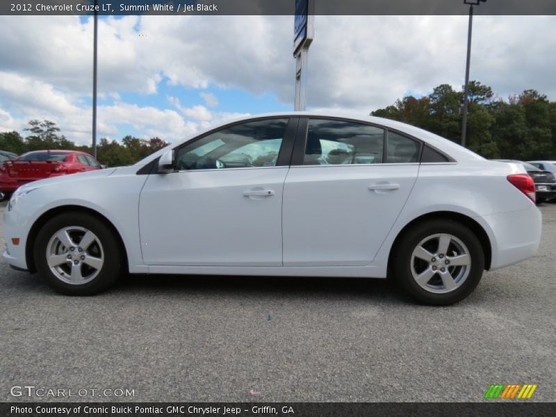 Summit White / Jet Black 2012 Chevrolet Cruze LT