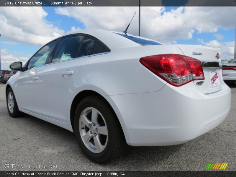 Summit White / Jet Black 2012 Chevrolet Cruze LT