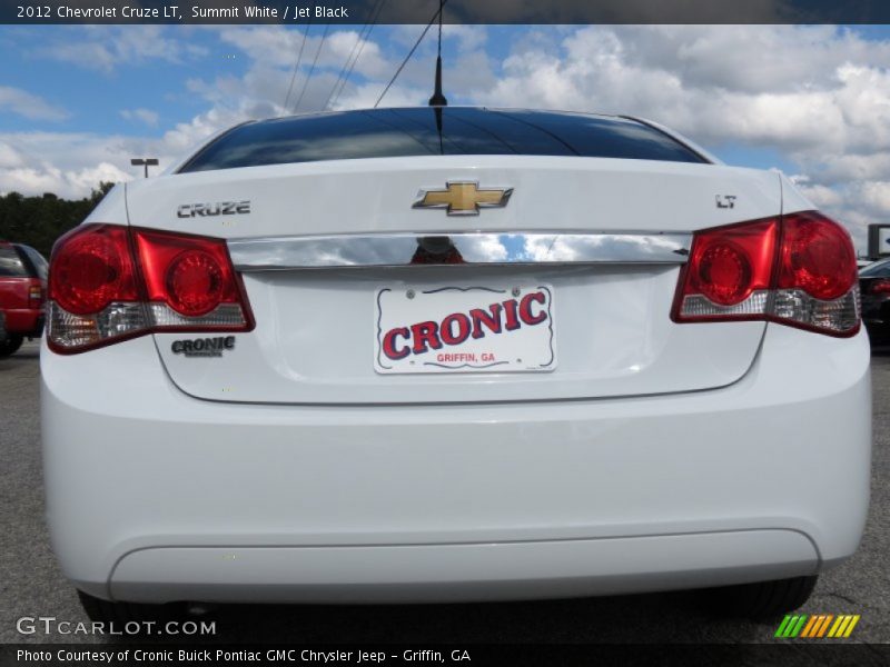 Summit White / Jet Black 2012 Chevrolet Cruze LT