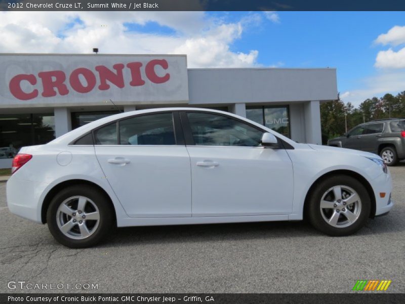 Summit White / Jet Black 2012 Chevrolet Cruze LT