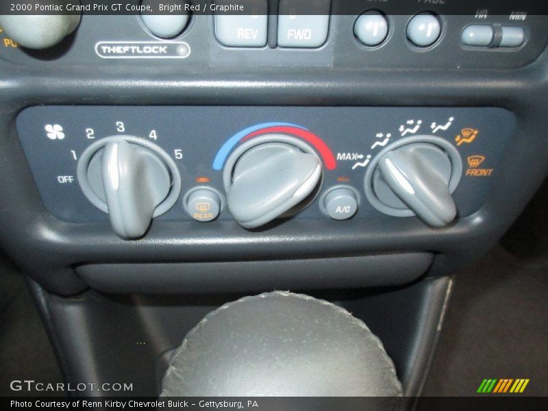 Controls of 2000 Grand Prix GT Coupe