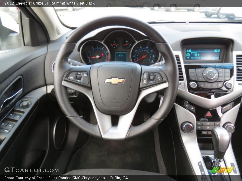 Summit White / Jet Black 2012 Chevrolet Cruze LT
