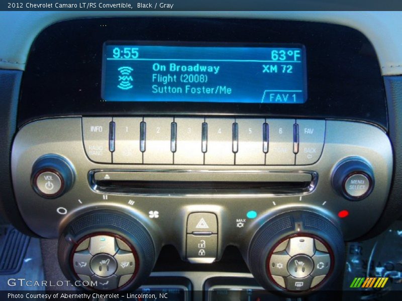 Black / Gray 2012 Chevrolet Camaro LT/RS Convertible