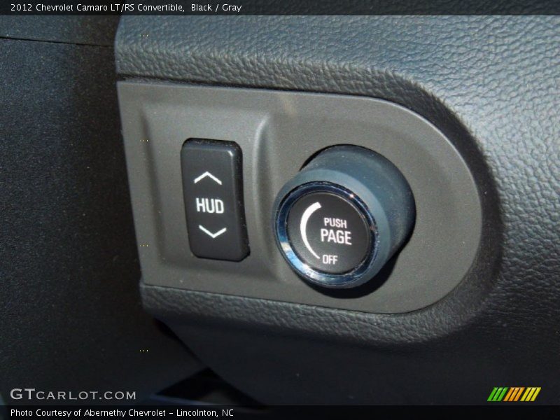 Black / Gray 2012 Chevrolet Camaro LT/RS Convertible