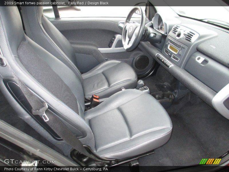 Rally Red / Design Black 2009 Smart fortwo passion cabriolet