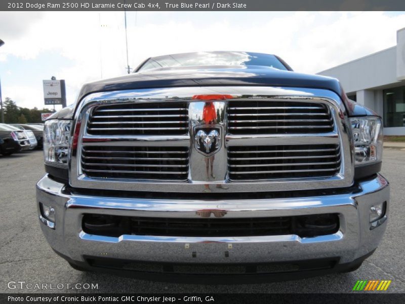 True Blue Pearl / Dark Slate 2012 Dodge Ram 2500 HD Laramie Crew Cab 4x4