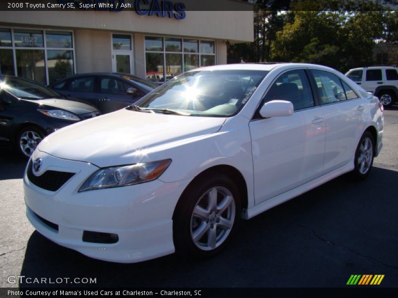 Super White / Ash 2008 Toyota Camry SE