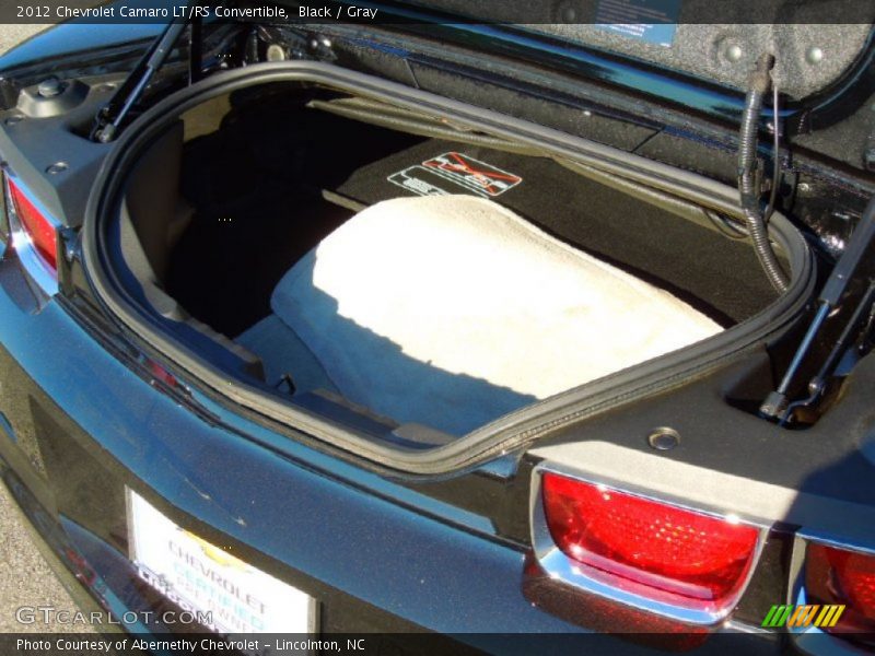 Black / Gray 2012 Chevrolet Camaro LT/RS Convertible