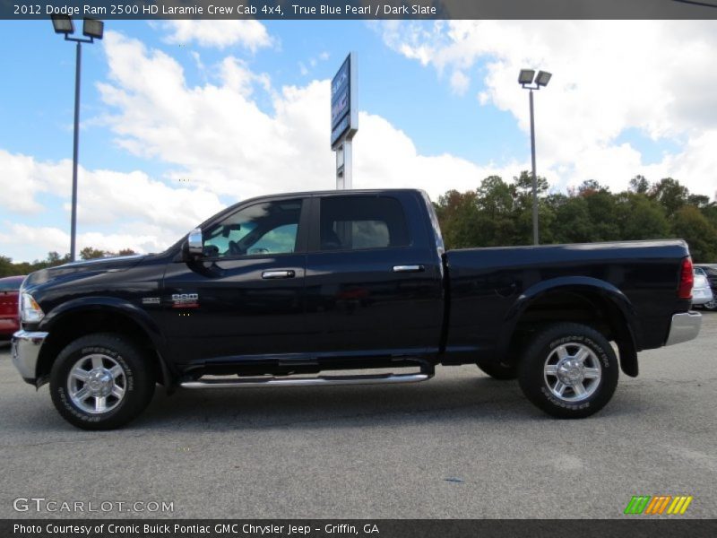 True Blue Pearl / Dark Slate 2012 Dodge Ram 2500 HD Laramie Crew Cab 4x4