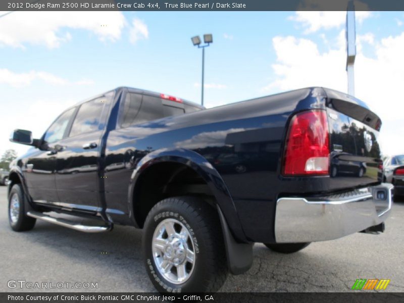 True Blue Pearl / Dark Slate 2012 Dodge Ram 2500 HD Laramie Crew Cab 4x4