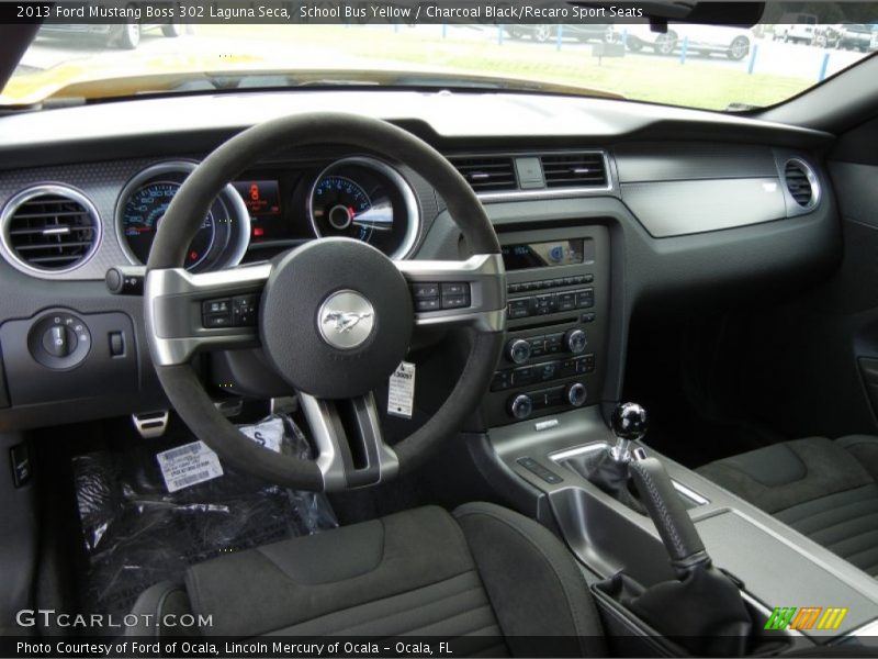 Dashboard of 2013 Mustang Boss 302 Laguna Seca