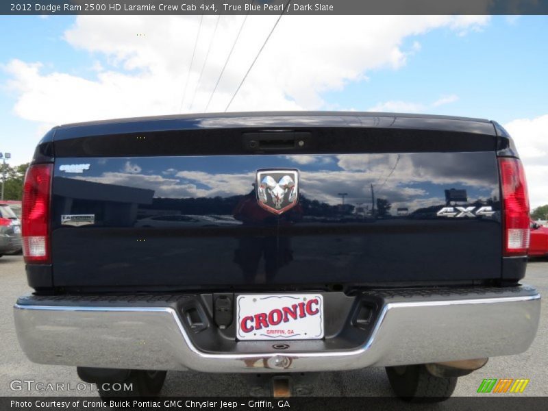 True Blue Pearl / Dark Slate 2012 Dodge Ram 2500 HD Laramie Crew Cab 4x4