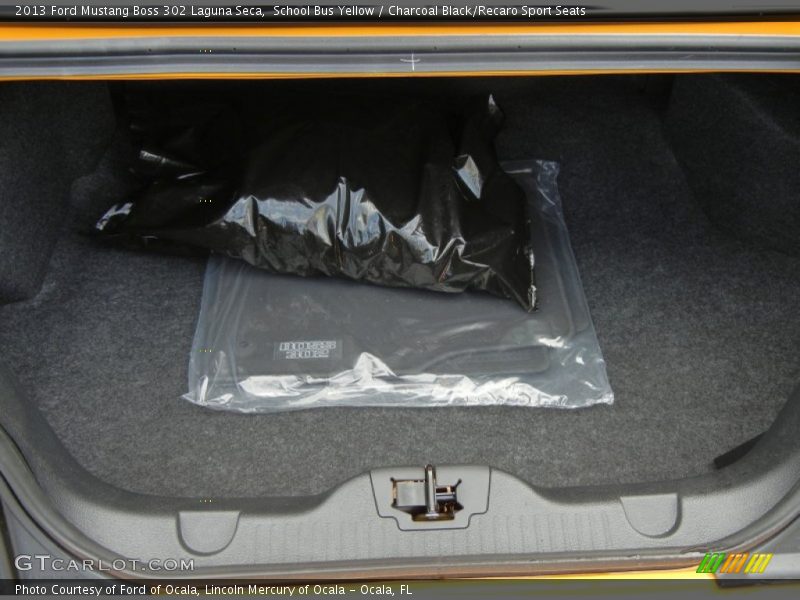  2013 Mustang Boss 302 Laguna Seca Trunk