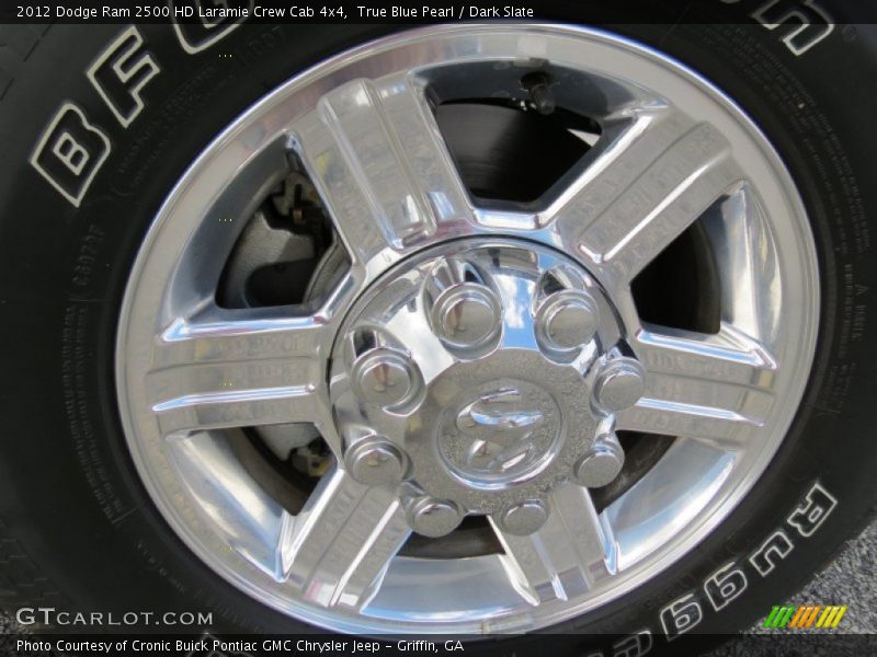 True Blue Pearl / Dark Slate 2012 Dodge Ram 2500 HD Laramie Crew Cab 4x4
