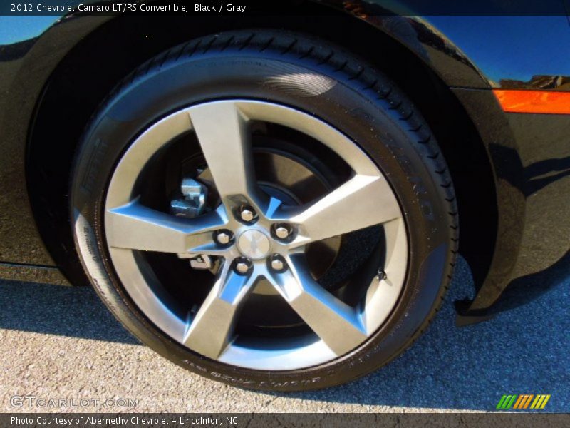 Black / Gray 2012 Chevrolet Camaro LT/RS Convertible