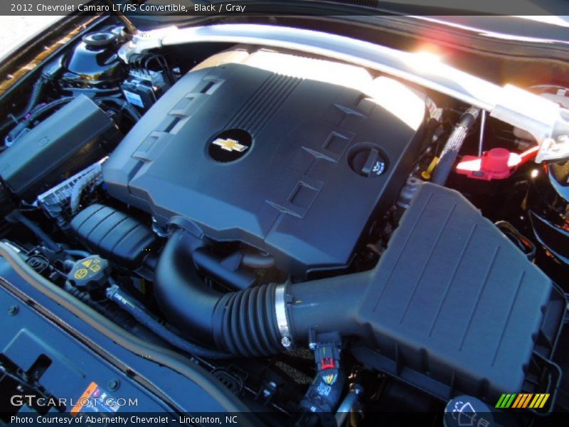Black / Gray 2012 Chevrolet Camaro LT/RS Convertible