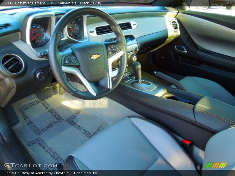 Black / Gray 2012 Chevrolet Camaro LT/RS Convertible