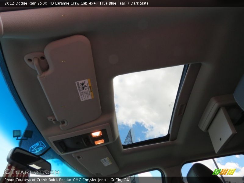 True Blue Pearl / Dark Slate 2012 Dodge Ram 2500 HD Laramie Crew Cab 4x4