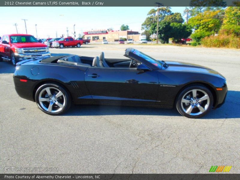 Black / Gray 2012 Chevrolet Camaro LT/RS Convertible