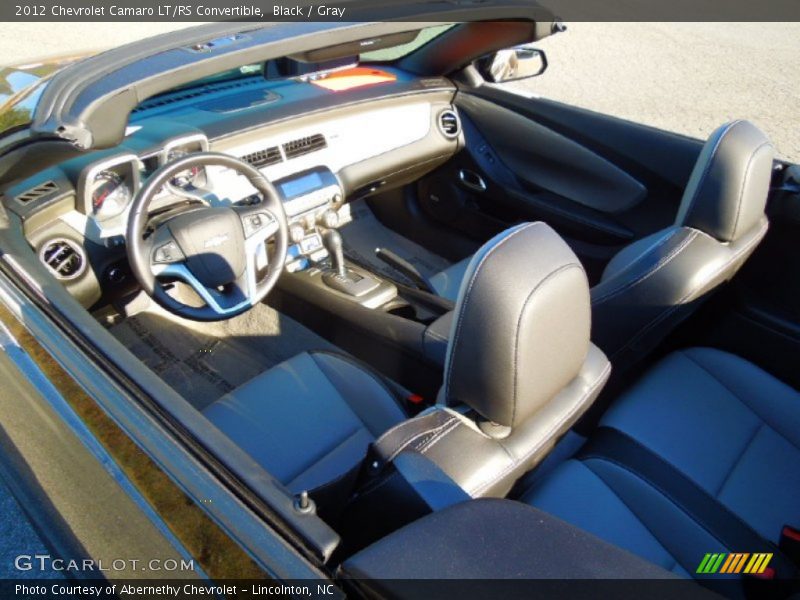 Black / Gray 2012 Chevrolet Camaro LT/RS Convertible